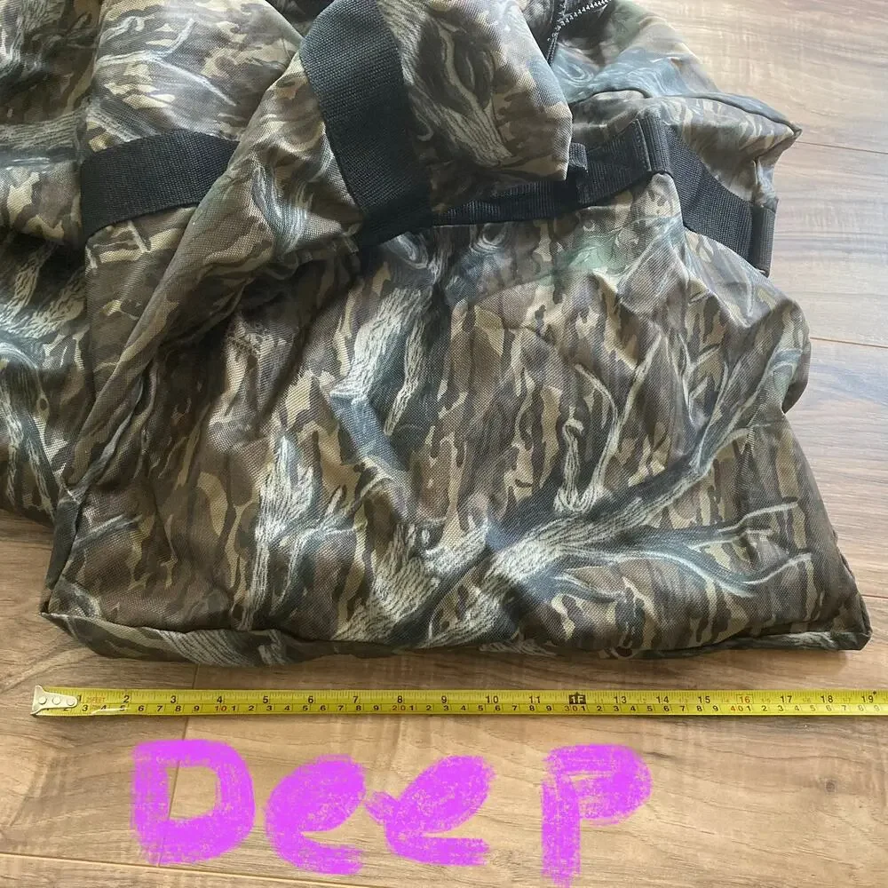 Gander Mountain Camo Hunting Duffle Bag XL Weather-Rite Camp Gear Outdoors 42x27